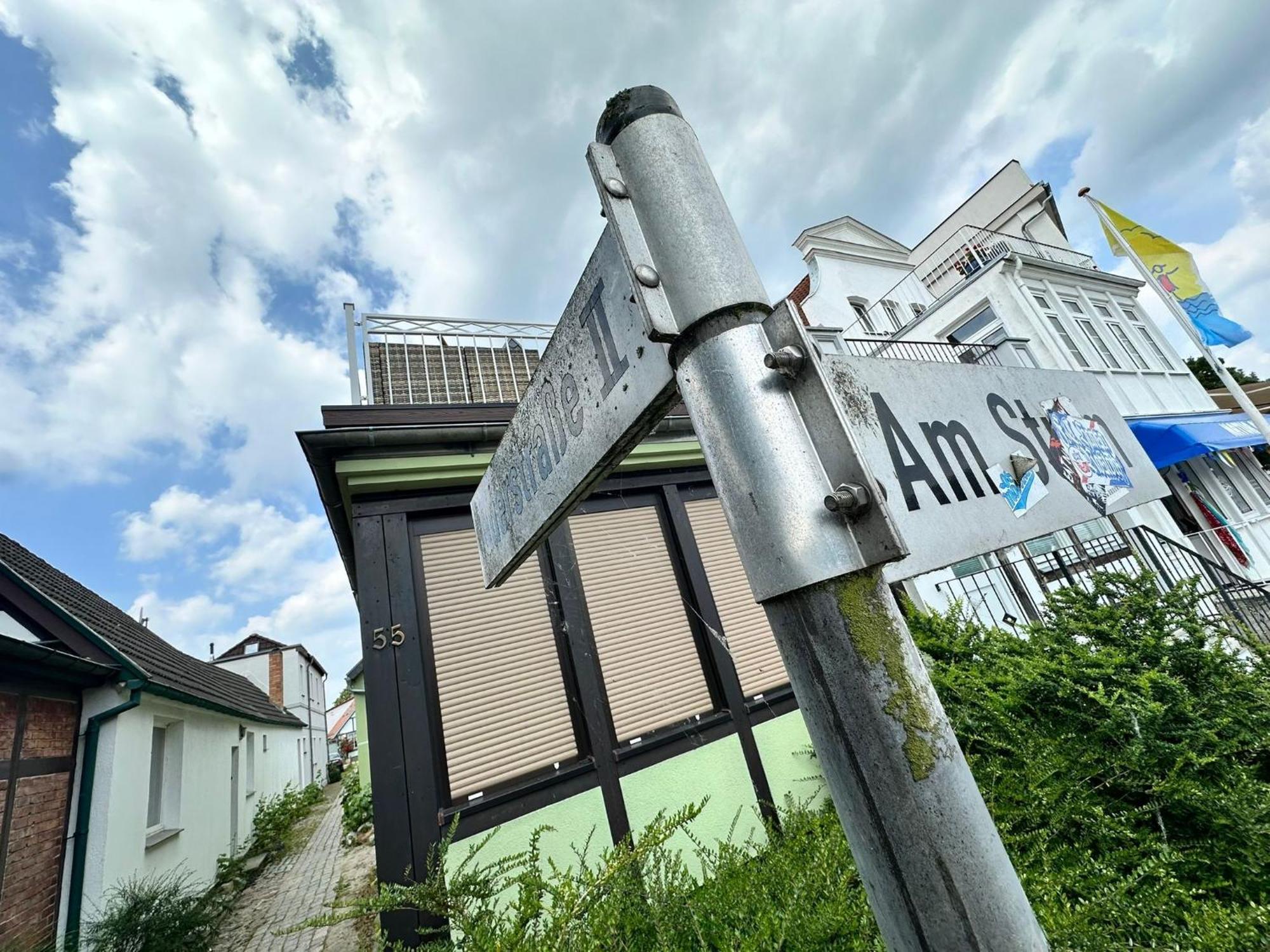 Ferienwohnung Am Strom Rostock Buitenkant foto